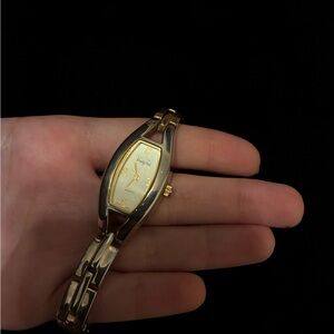 Silver and Gold Vintage dainty watch